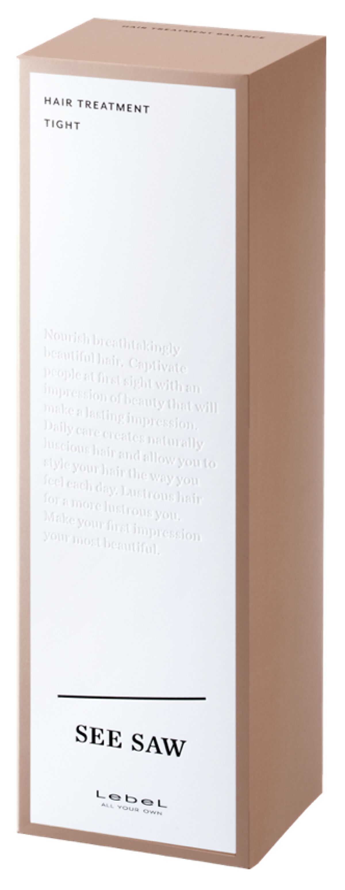 SEE/SAW ヘア＆スキャルプシャンプー/ヘアトリートメントタイト HAIR TREATMENT 200mL