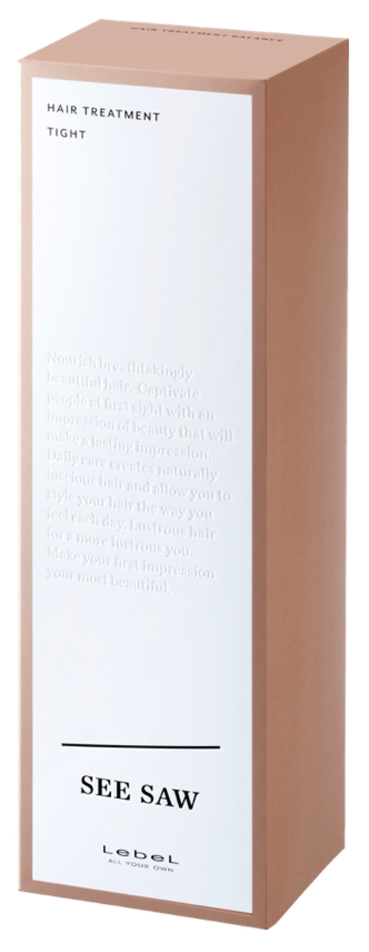 SEE/SAW ヘア&スキャルプシャンプー/ヘアトリートメントタイト HAIR TREATMENT 200mL