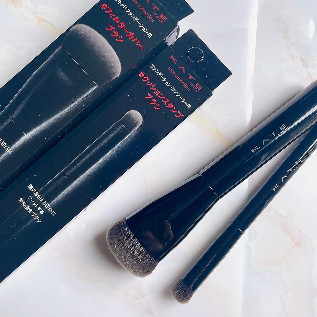 ファンデーションブラシ（マツモトキヨシ・ココカラファイン専用商品）/KATE/メイクブラシを使ったクチコミ（1枚目）