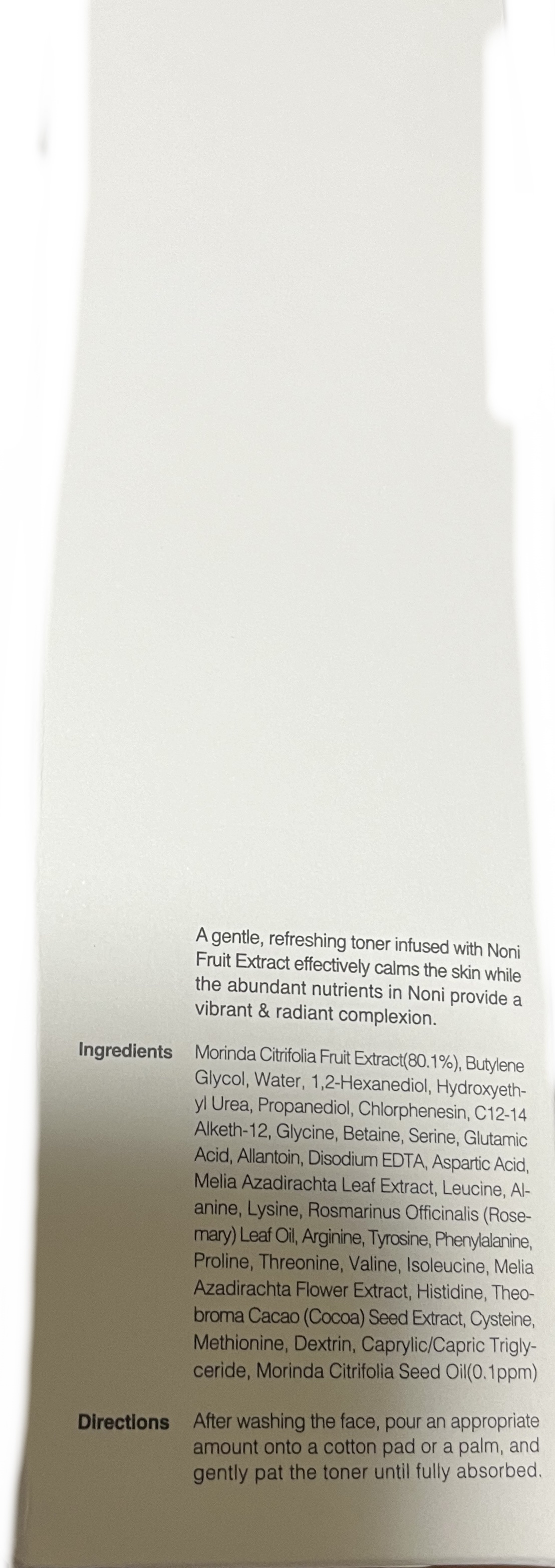 Noni Toner/celimax/化粧水を使ったクチコミ（2枚目）