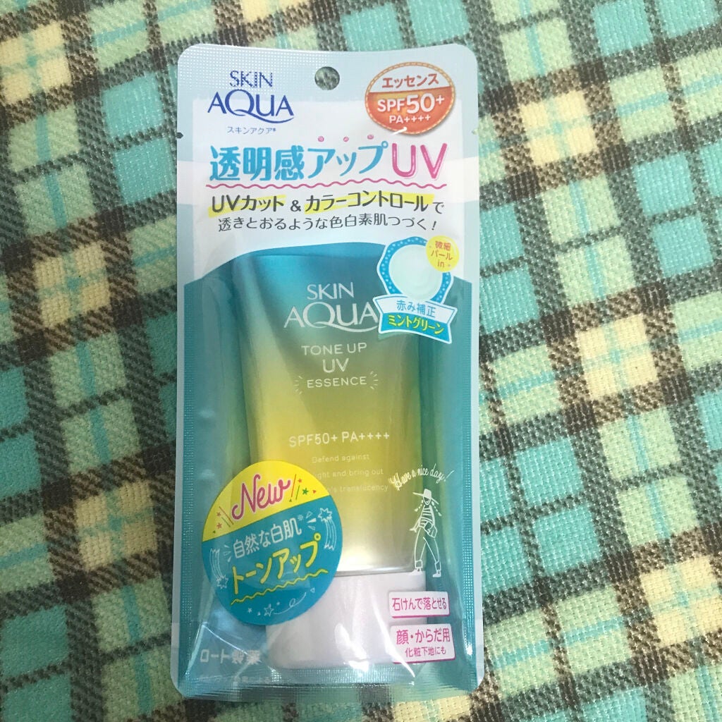 スキンアクア トーンアップUVエッセンス/スキンアクア/日焼け止めクリームを使ったクチコミ(1枚目)