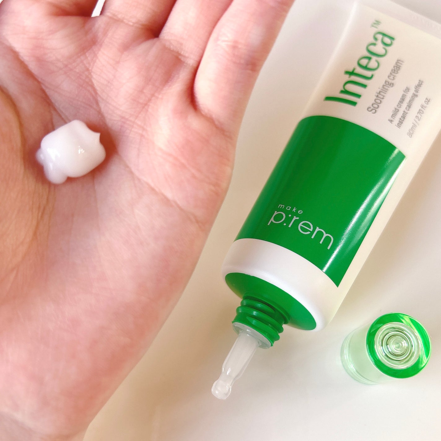 インテカ スージングクリーム/make prem/フェイスクリームを使ったクチコミ(3枚目)