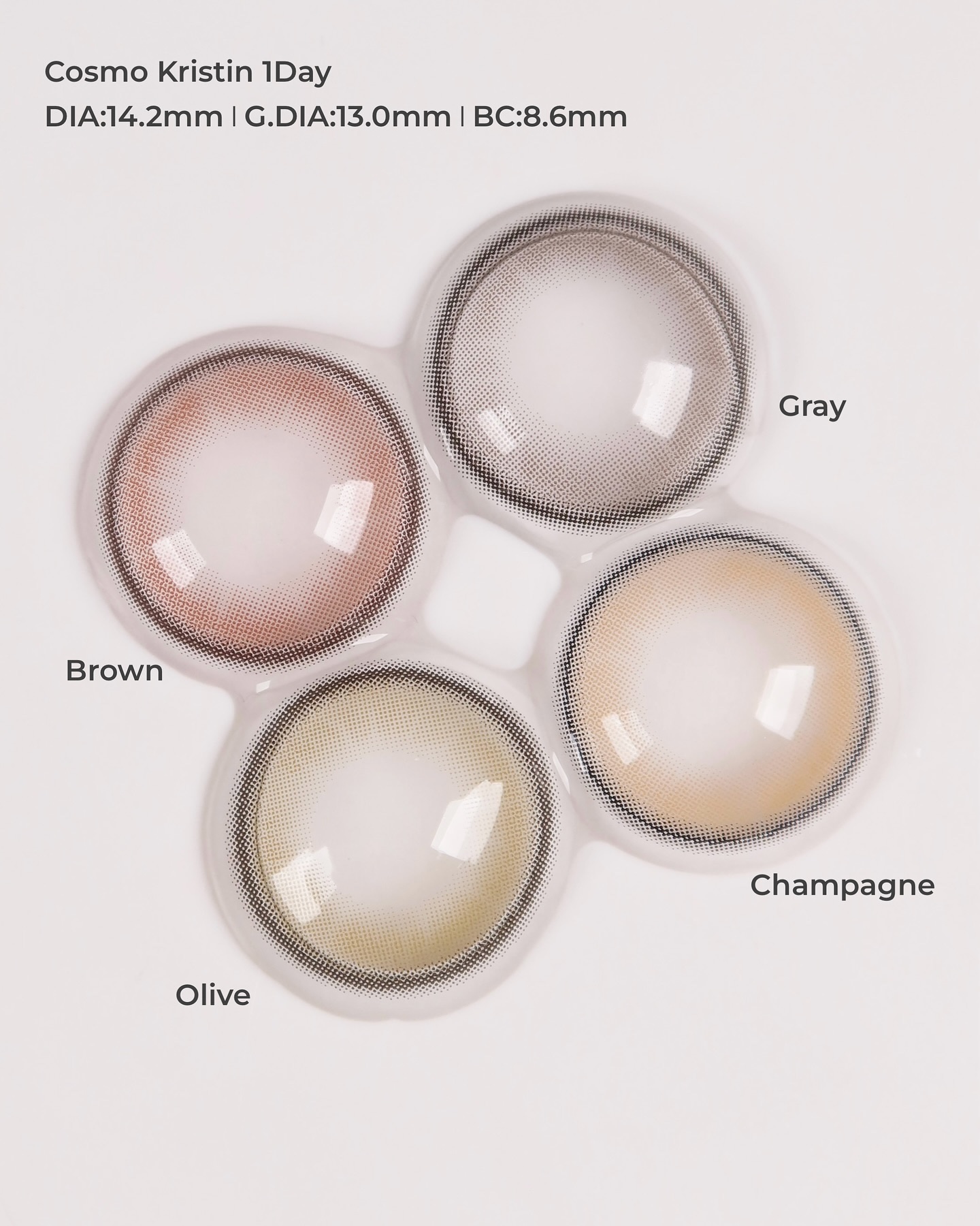 Cosmo Kristin/Hapa kristin/ワンデー（１DAY）カラコンを使ったクチコミ（2枚目）