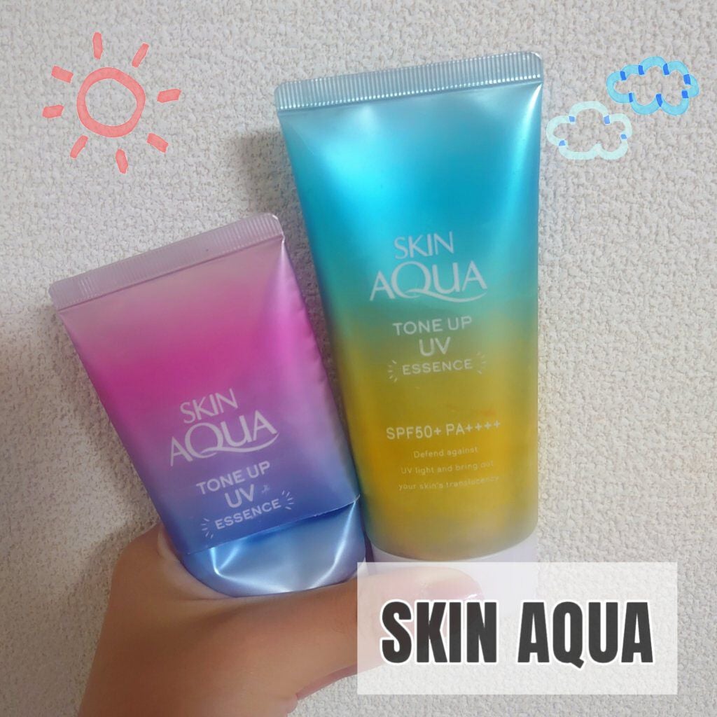 スキンアクア トーンアップUVエッセンス/スキンアクア/日焼け止めクリームを使ったクチコミ(1枚目)