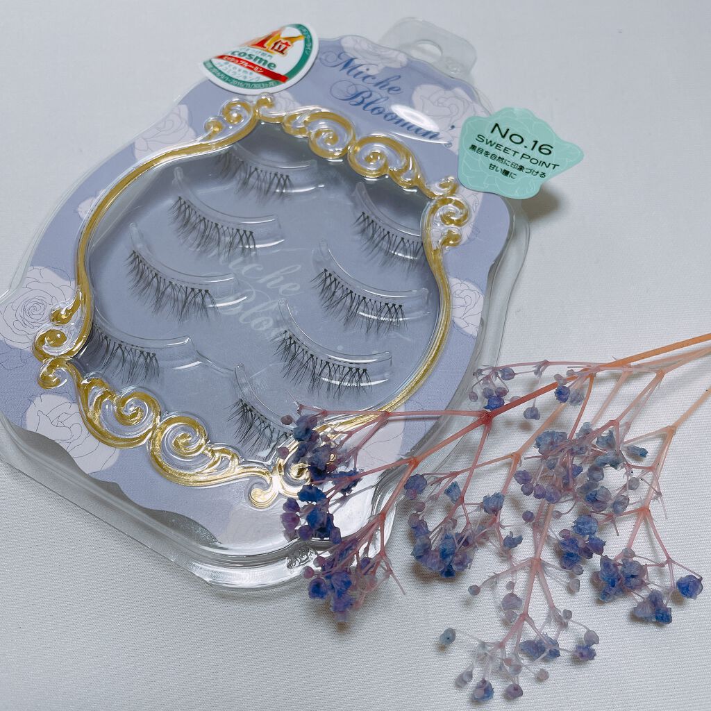 ミッシュブルーミン 3Dアイラッシュライン No.16 スウィートポイント/ミッシュブルーミン/つけまつげを使ったクチコミ（1枚目）