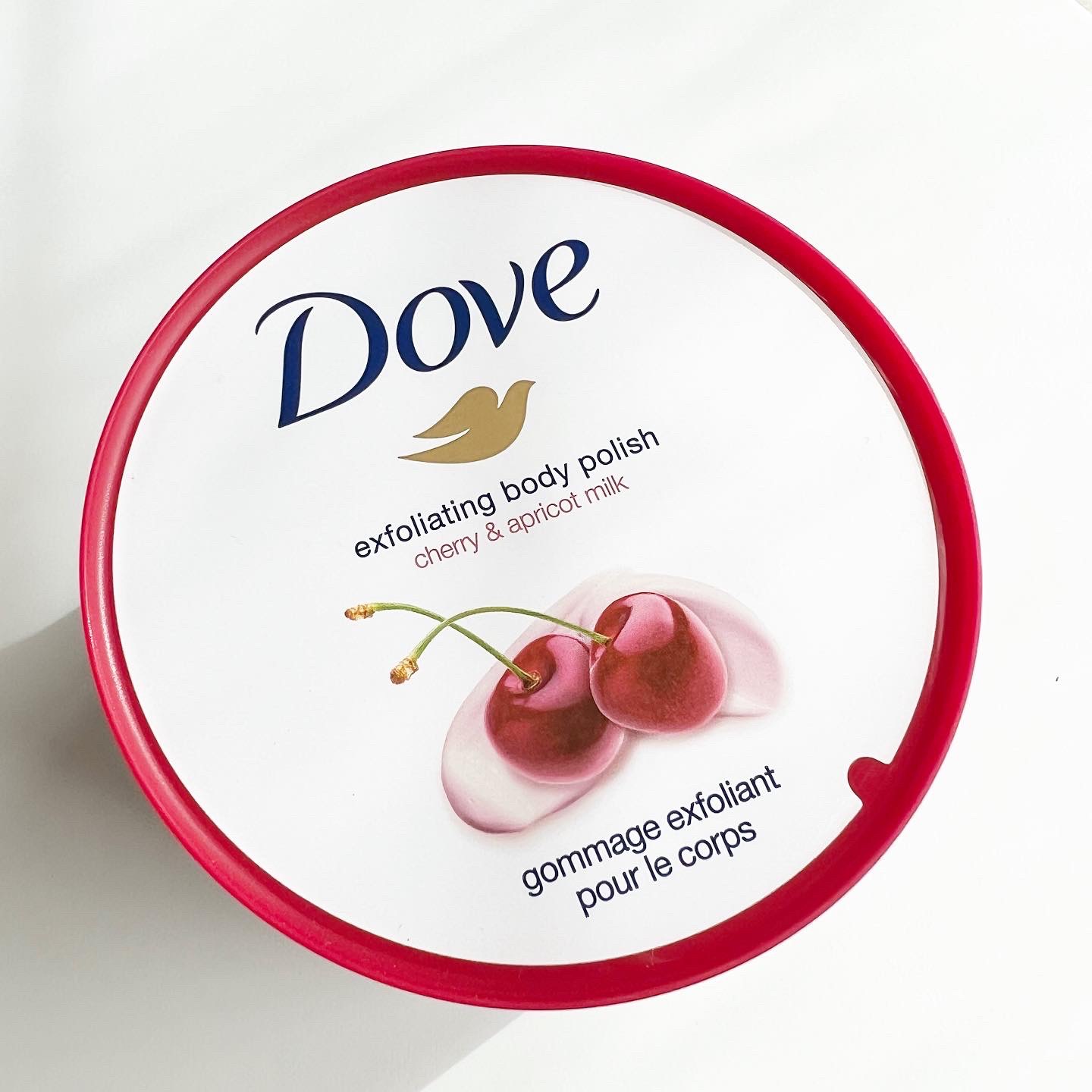 ダヴ ふわとろ　クリーミースクラブ チェリー＆アプリコットミルク/ダヴ/ボディスクラブを使ったクチコミ（2枚目）