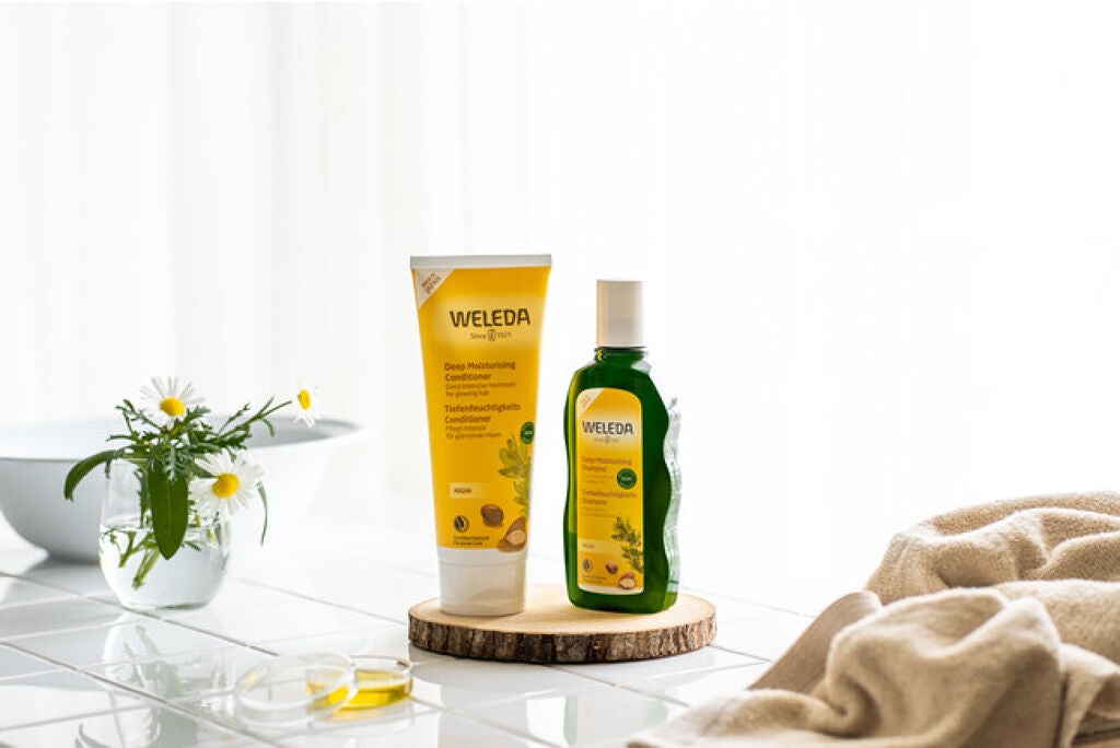 アルガン ヘアシャンプー/ヘアコンディショナー WELEDA