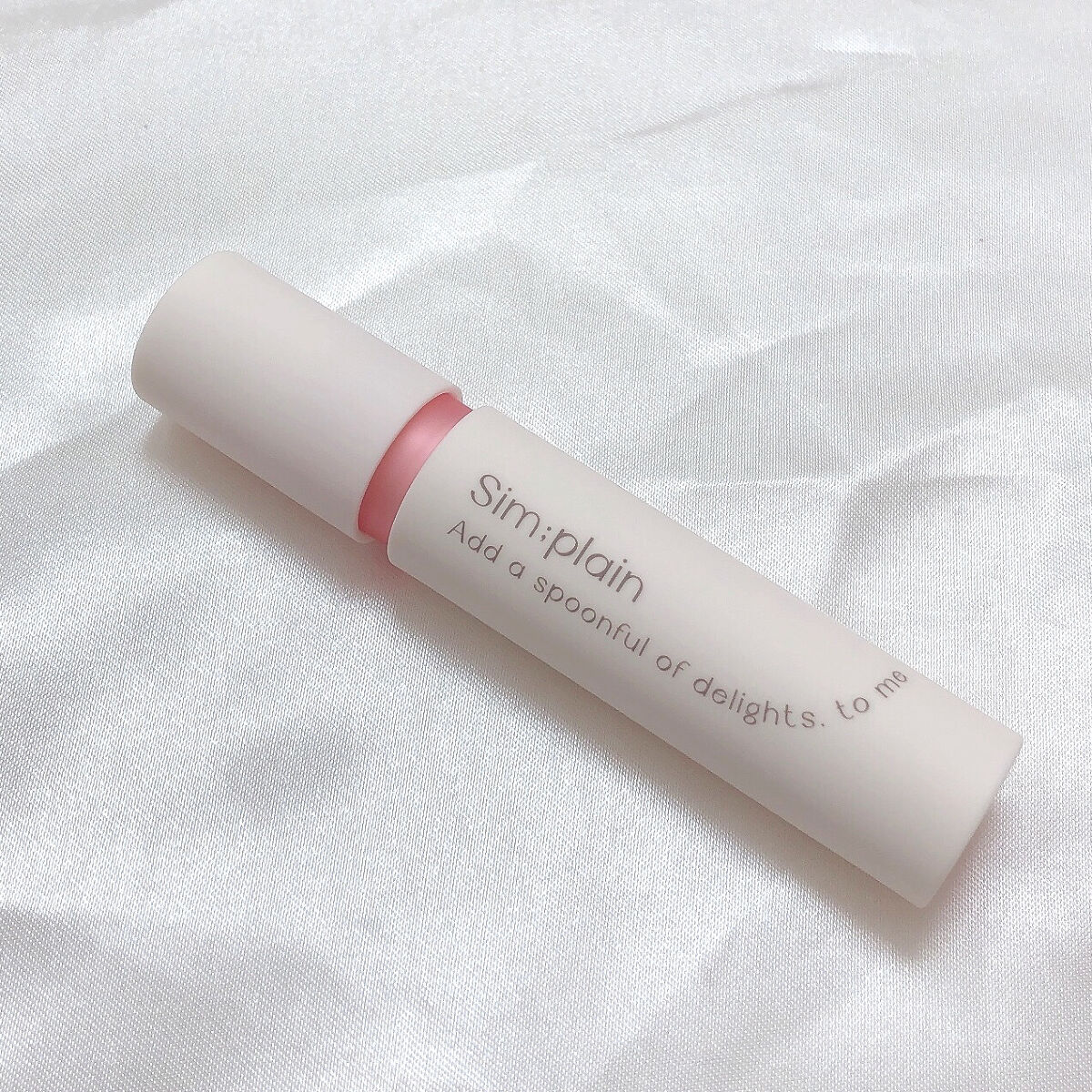 シンプレイン ウォーターブラーティント 02 ヘブンズピンク/Sim;plain/リップティントを使ったクチコミ（3枚目）