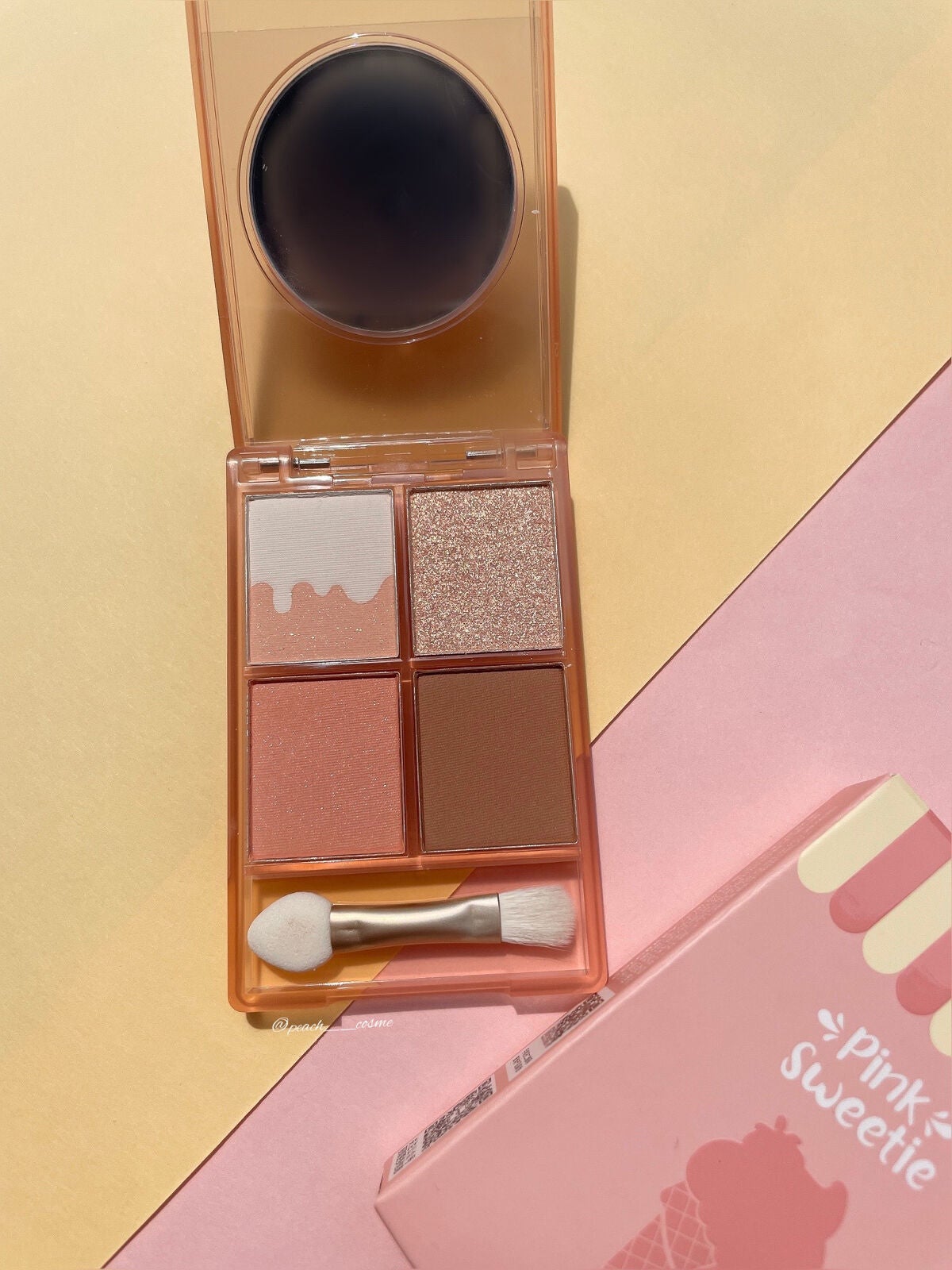 四色アイシャドウパレット/COLORKEY/アイシャドウパレットを使ったクチコミ(3枚目)