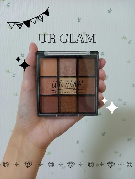 UR GLAM BLOOMING EYE COLOR PALETTE/U R GLAM/アイシャドウパレットを使ったクチコミ(1枚目)