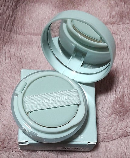 ノーセバム パウダー クッション/innisfree/クッションファンデーションを使ったクチコミ(1枚目)