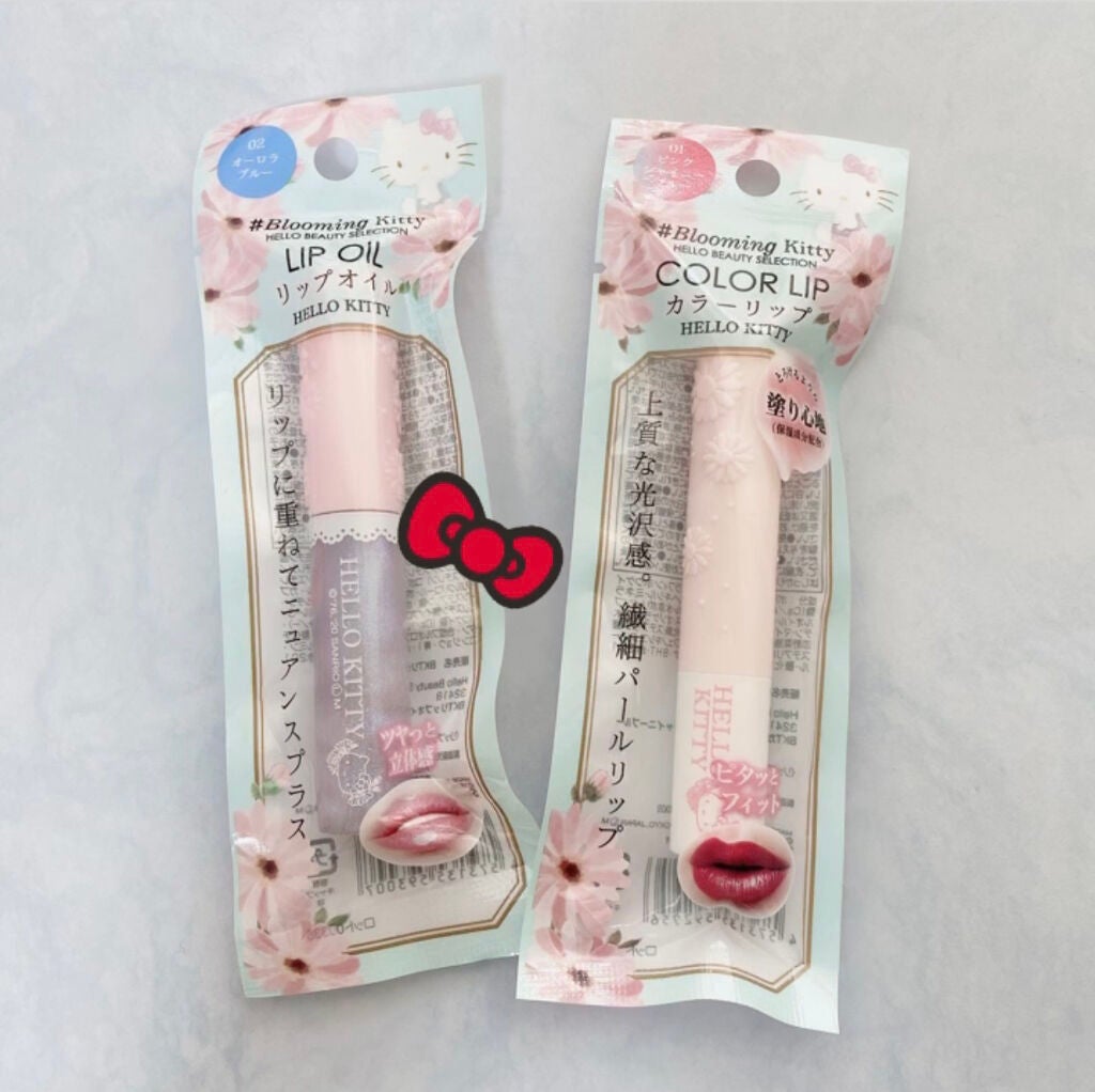 Blooming Kitty リップオイルB/DAISO/リップグロスを使ったクチコミ(3枚目)