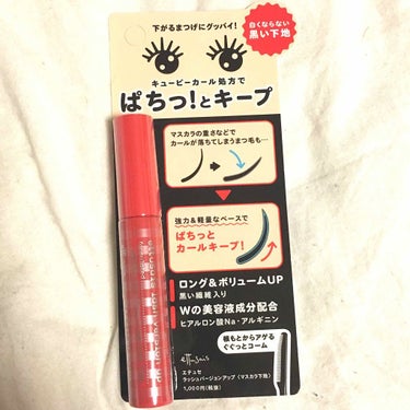 「エテュセ ラッシュバージョンアップ」
マスカラ下地


1000円ほどで購入しました

ビューラーでまつ毛を上げた後、こちらを塗っています

ナチュラルな仕上がりだけどちゃんとカールキープしてくれて、