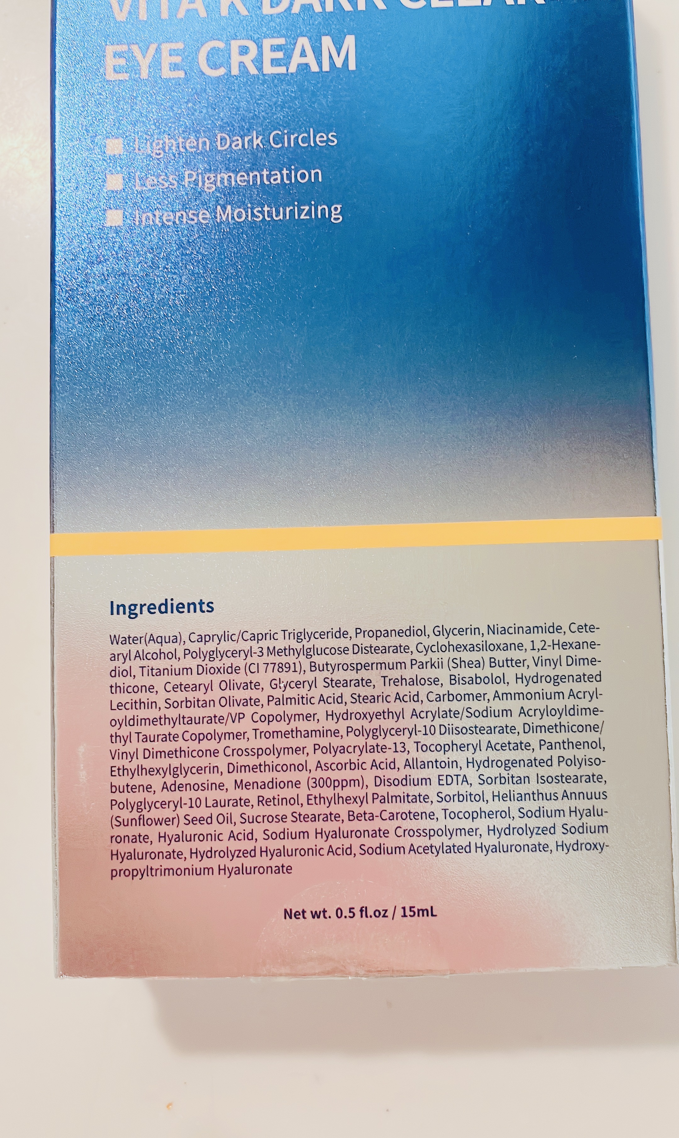 VITA K DARK CLEAR EYE CREAM/Celladix/アイケア・アイクリームを使ったクチコミ（3枚目）