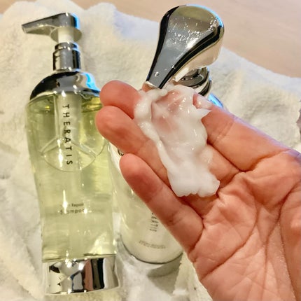 ナイトリペア シャンプー/ヘアトリートメント/THERATIS/シャンプー・コンディショナーを使ったクチコミ(5枚目)