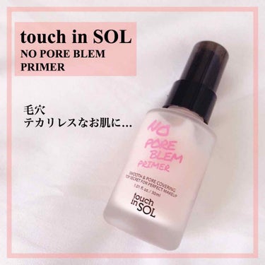 ノーポアブレム　プライマー/Touch In Sol/化粧下地を使ったクチコミ（1枚目）