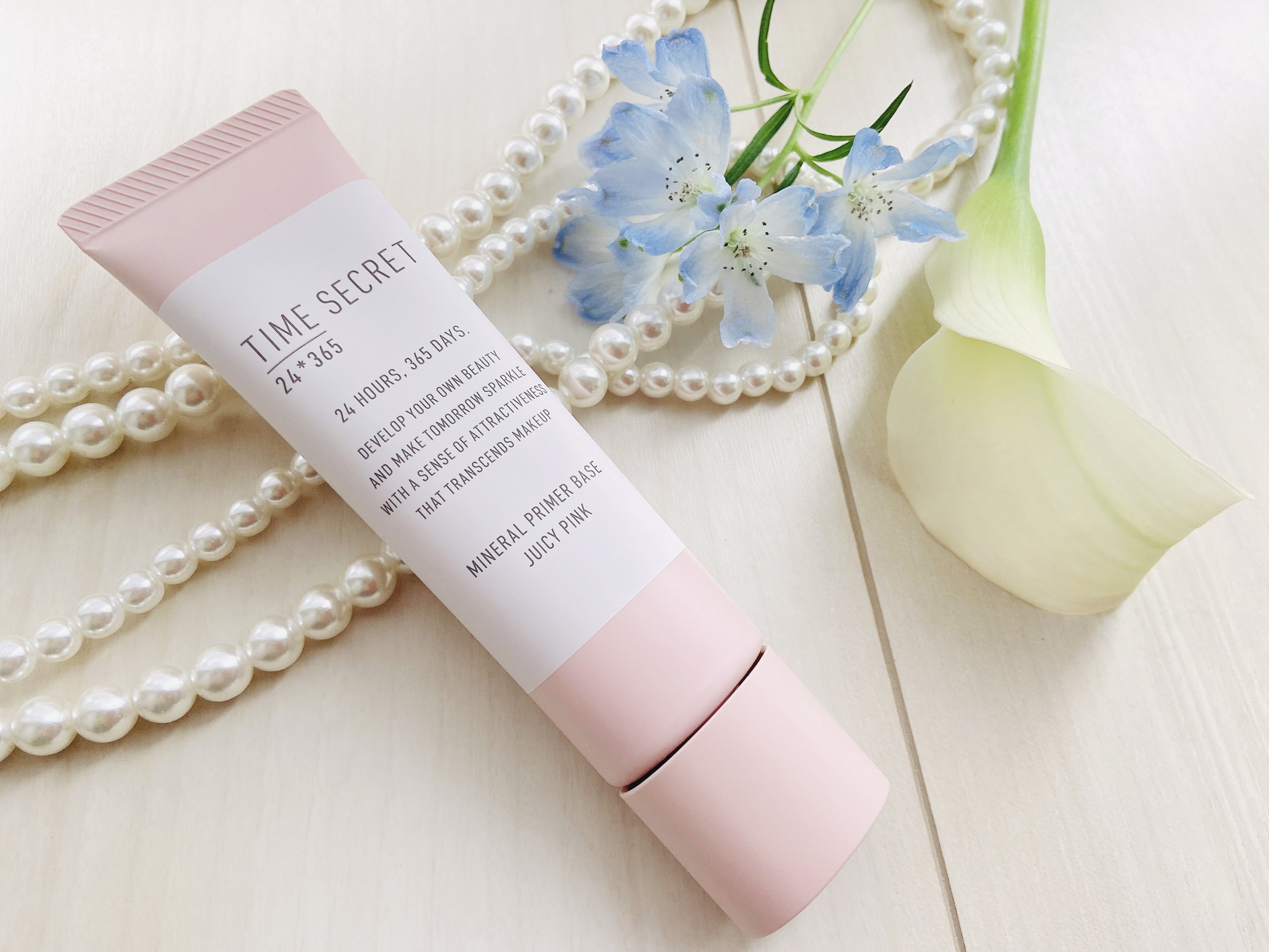 ミネラル 薬用プライマーベース ピンク/TIME SECRET/化粧下地を使ったクチコミ（2枚目）
