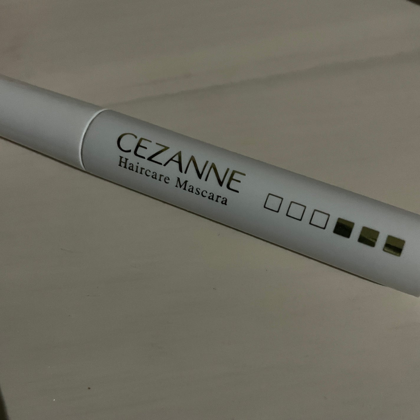 ヘアケアマスカラ/CEZANNE/ヘアジェルを使ったクチコミ(1枚目)