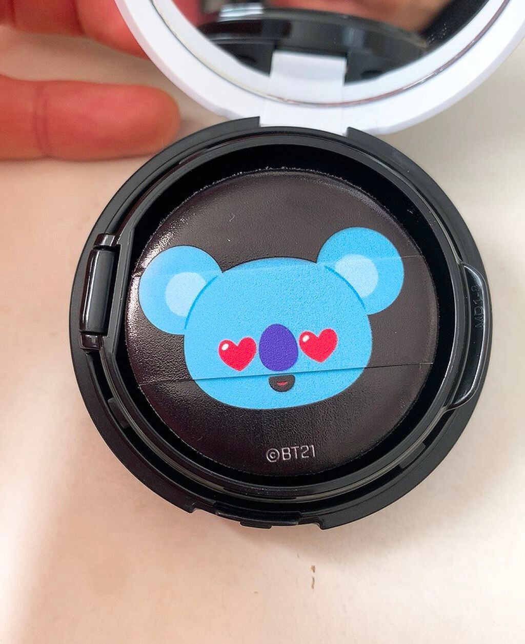 VT X BT21 チーククッション/VT/ジェル・クリームチークを使ったクチコミ(2枚目)