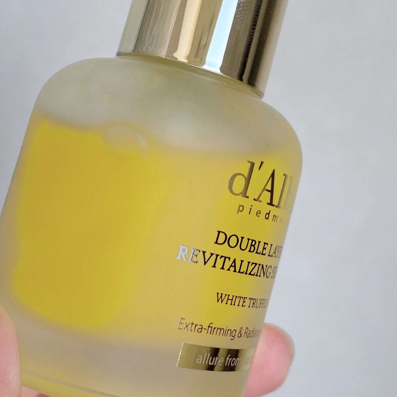 ホワイトトリュフダブルレイヤーリバイタライジングセラム/ダルバ/美容液を使ったクチコミ(3枚目)