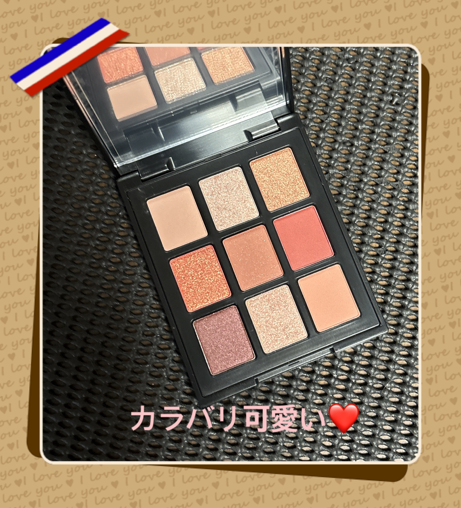 エトワルローズ 9色アイシャドウ 05 ミニョン/Étoile Rose/アイシャドウパレットを使ったクチコミ（2枚目）