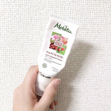 Melvita ローズパルプ クリームのクチコミ「【ローズの香りの乳液🌹】
.
.
.
もしかしたら廃盤かもしれないんだけれど、
最近ずっと使っ.....」（1枚目）