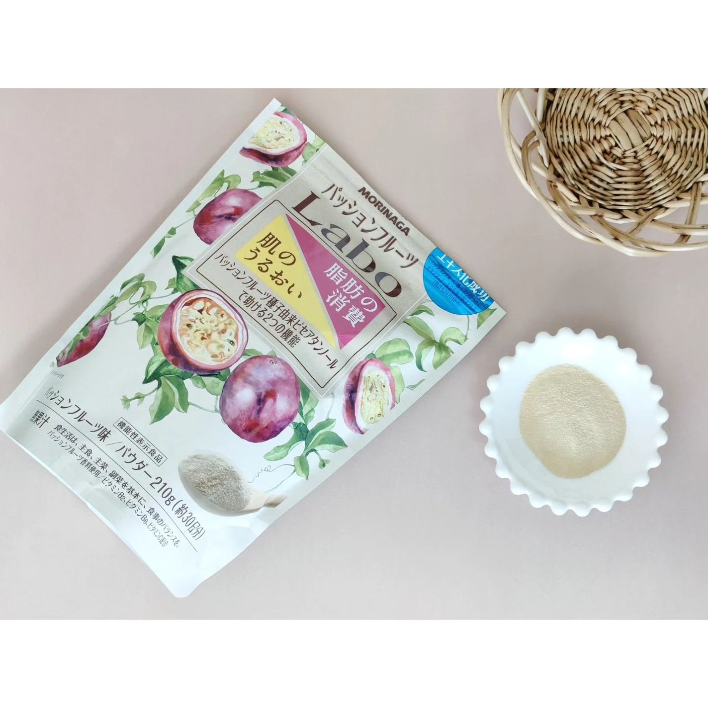 パッションフルーツLaboパウダー/森永製菓/食品を使ったクチコミ(1枚目)