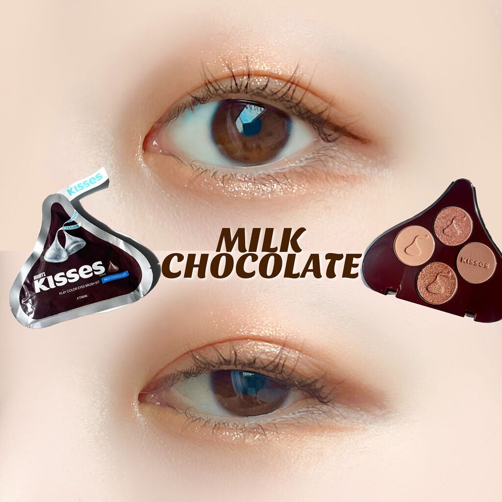 キスチョコレート プレイカラーアイズ/ETUDE/アイシャドウパレットを使ったクチコミ(8枚目)