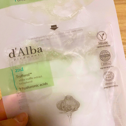 ホワイトトリュフダブルマスクパック(鎮静/保湿) /ダルバ/シートマスク・パックを使ったクチコミ(3枚目)