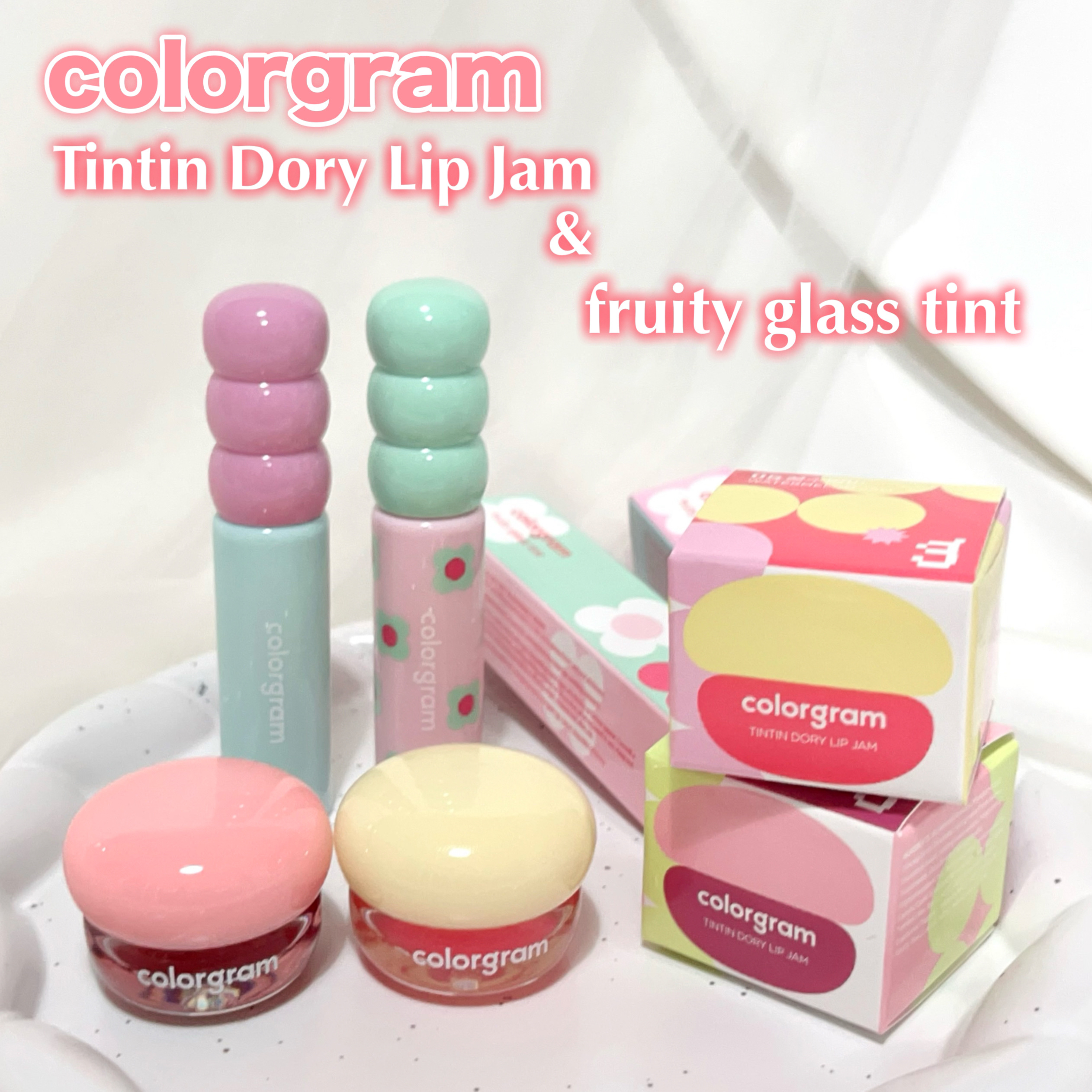 タンフルグラスティント 03.SODA COOL PEACH/Colorgram/リップティントを使ったクチコミ（1枚目）