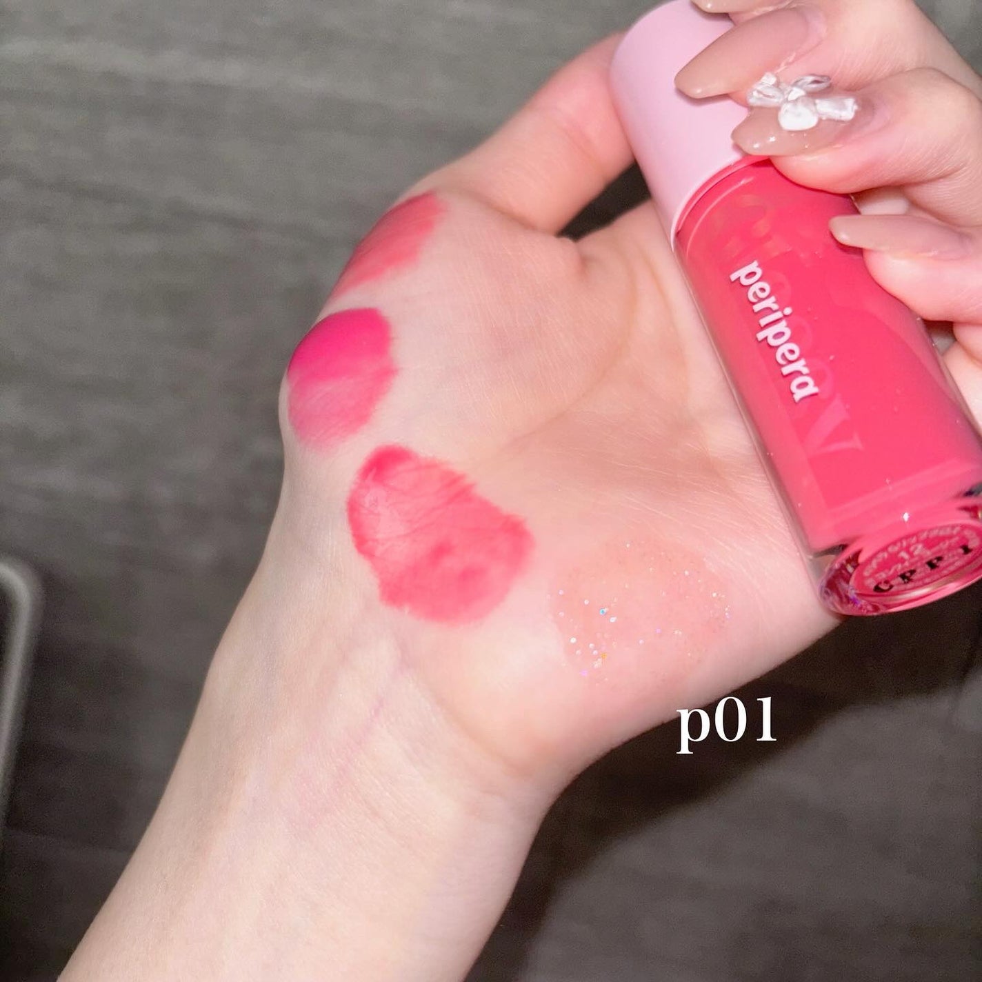 インク グラスティング リップ グロス/PERIPERA/リップグロスを使ったクチコミ(3枚目)