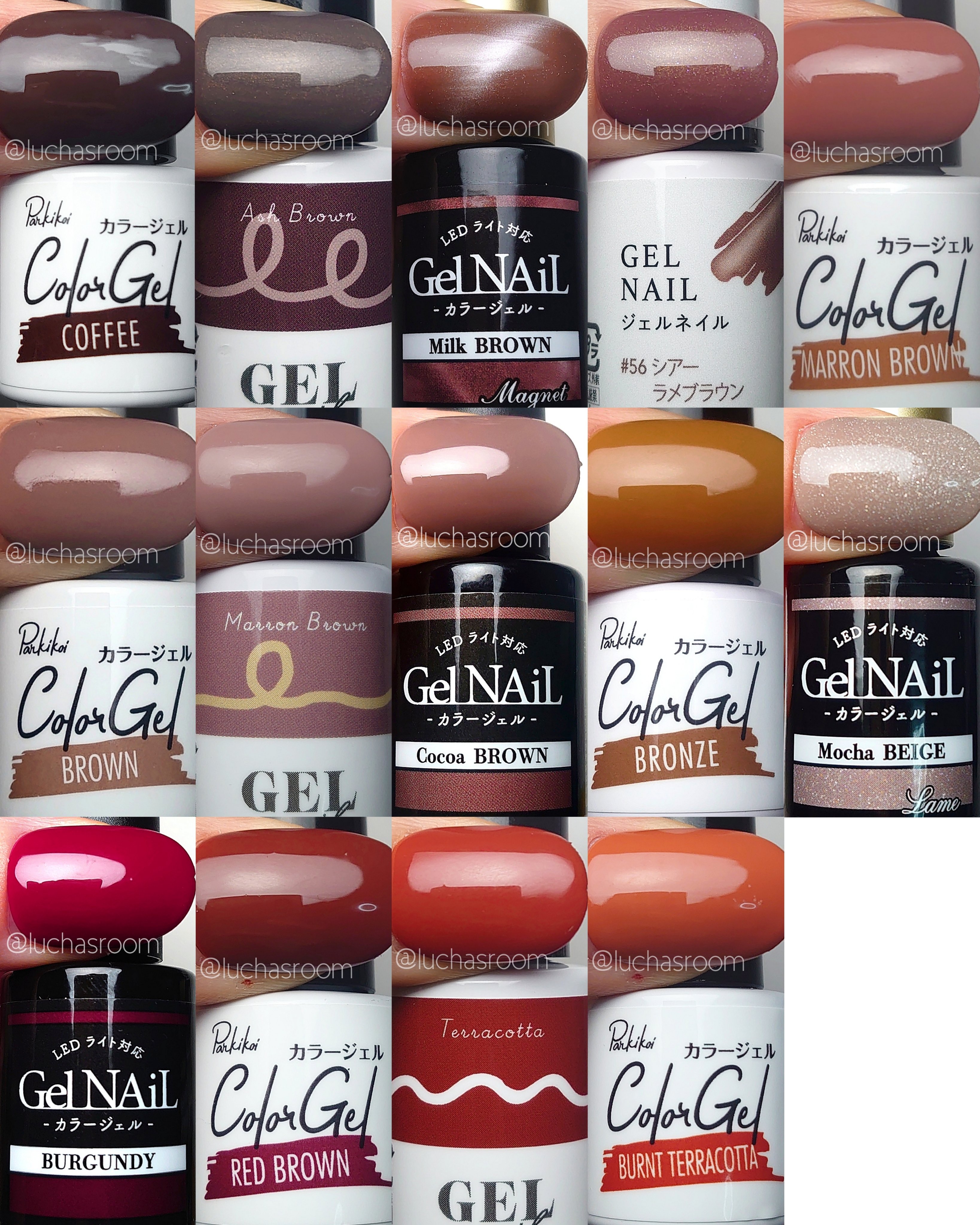 パル カラージェル バーントテラコッタ/キャンドゥ/ジェルネイルを使ったクチコミ（2枚目）