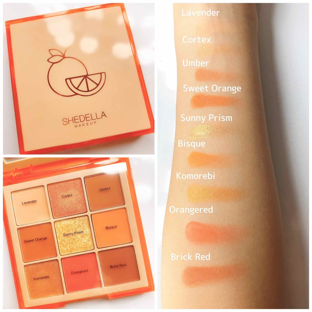 诗蒂娅九色眼影盘 (9 Colors Eye Shadow Palette)/SHEDELLA/アイシャドウパレットを使ったクチコミ(2枚目)