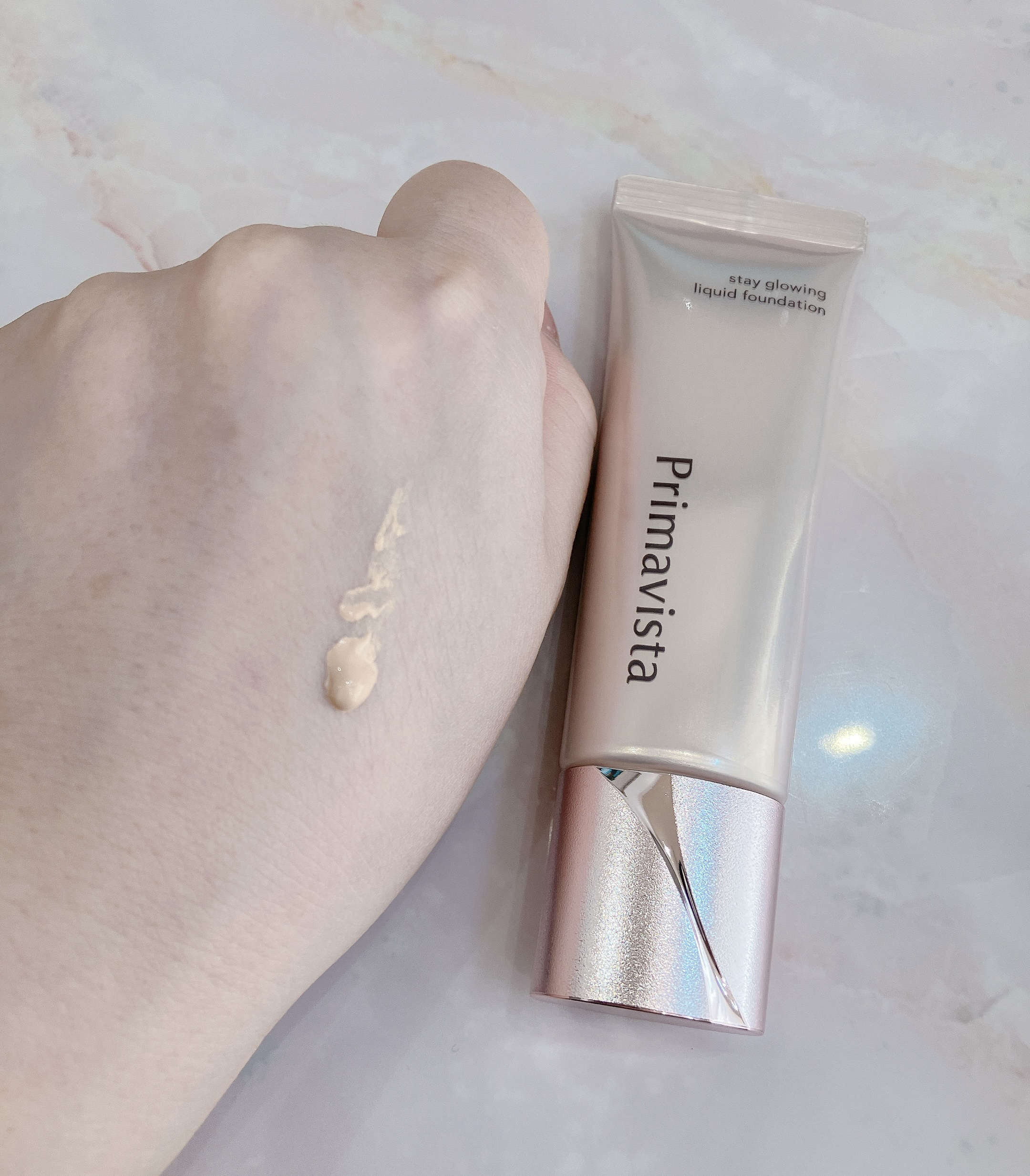 プリマヴィスタ ステイグロウ リキッド オークル03 30g/プリマヴィスタ/リキッドファンデーションを使ったクチコミ（2枚目）