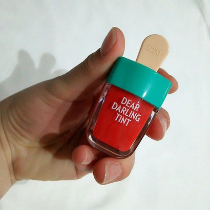 ディアダーリン ウォータージェルティント (アイスティント)/ETUDE/口紅を使ったクチコミ(2枚目)