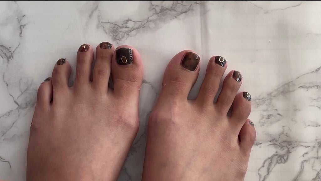 ジェルネイルシール/キャンドゥ/ネイルシールを使ったクチコミ(2枚目)