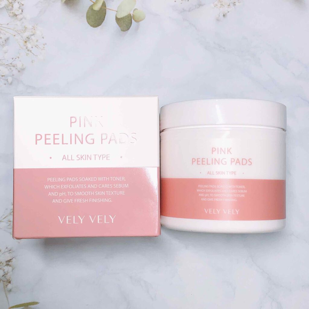 ピンクピーリングパッド/VELY VELY/トナーパッドを使ったクチコミ(1枚目)