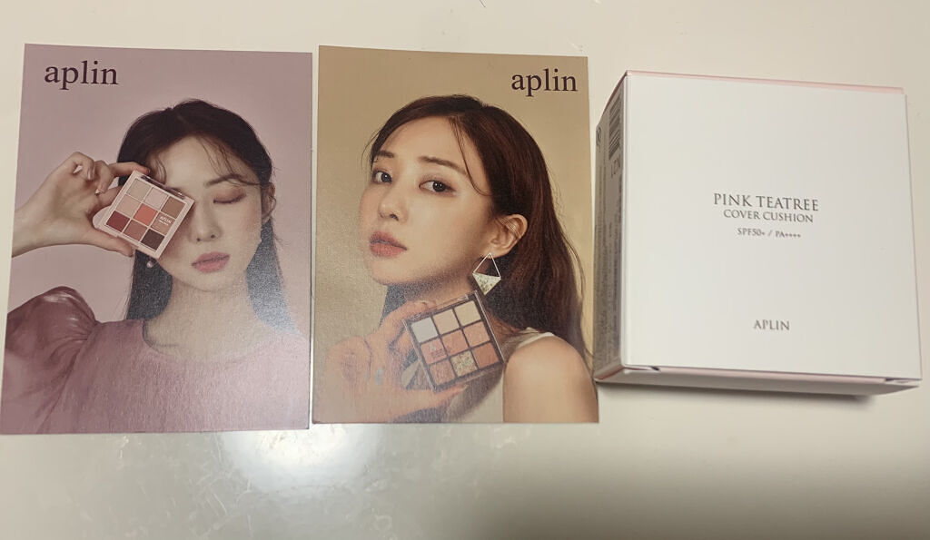 ピンクティーツリーカバークッション/APLIN/クッションファンデーションを使ったクチコミ（3枚目）