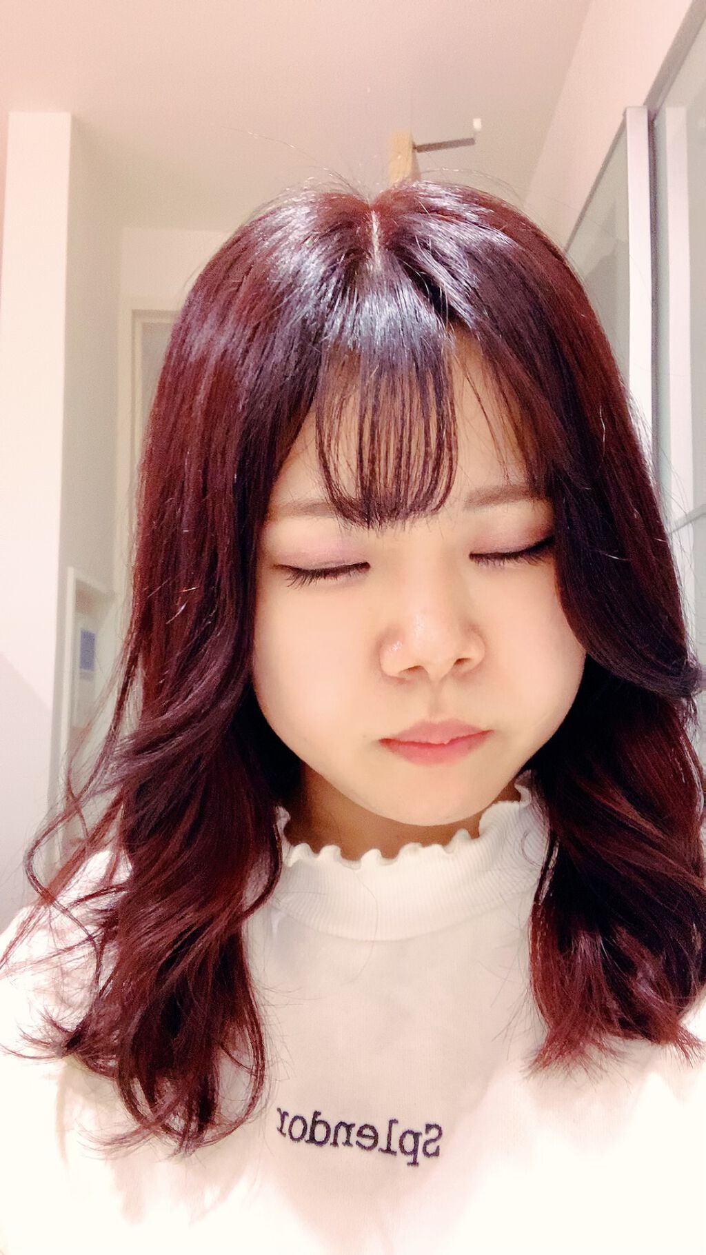 ミニバーム リップスティック RD411 ストロベリーレッド/Visée/口紅を使ったクチコミ（1枚目）