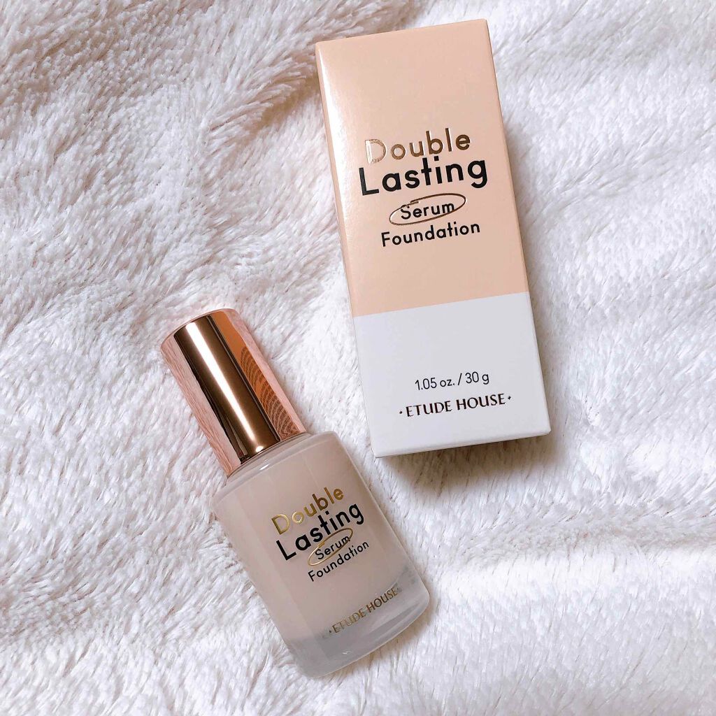 ダブルラスティング セラムファンデーション/ETUDE/リキッドファンデーションを使ったクチコミ(1枚目)