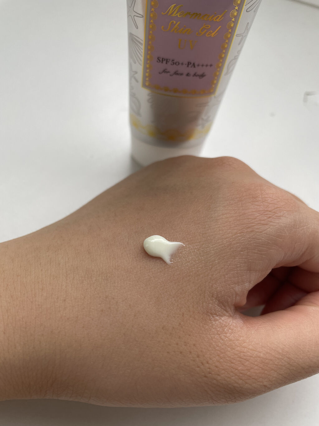 マーメイドスキンジェルUV/キャンメイク/日焼け止めジェルを使ったクチコミ（2枚目）