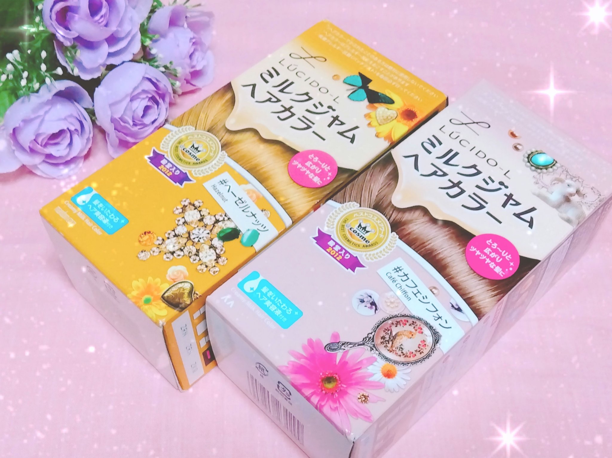 ミルクジャムヘアカラー/ルシードエル/ヘアカラーを使ったクチコミ（1枚目）