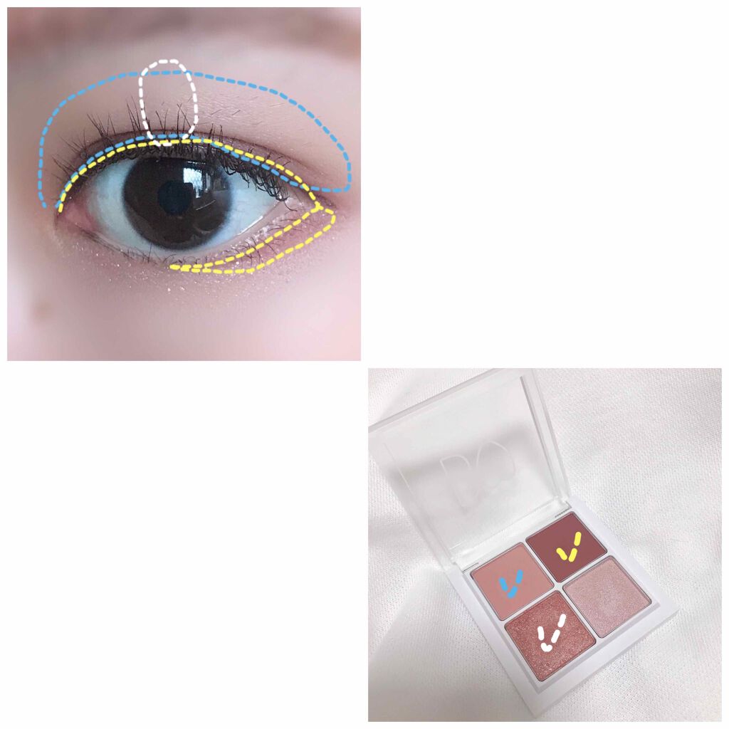 THE アイパレR/b idol/アイシャドウパレットを使ったクチコミ(3枚目)