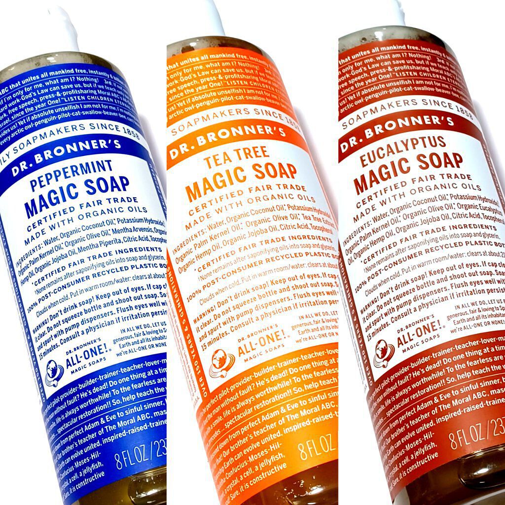 マジックソープ ユーカリ 237ml/ドクターブロナー/ボディソープを使ったクチコミ（2枚目）