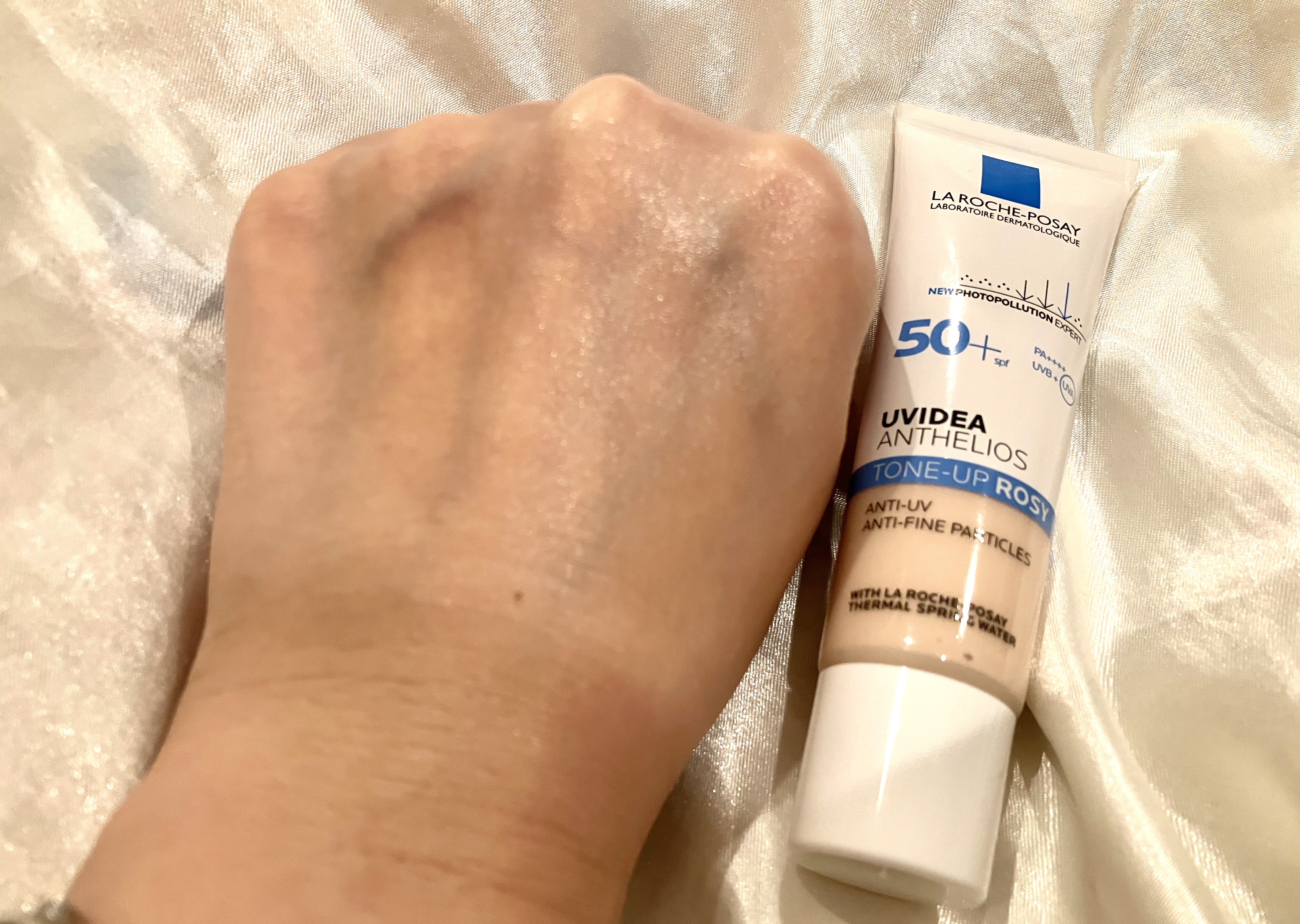 UVイデア XL プロテクショントーンアップ ローズ+/ラ ロッシュ ポゼ/日焼け止め・UVケアを使ったクチコミ（3枚目）