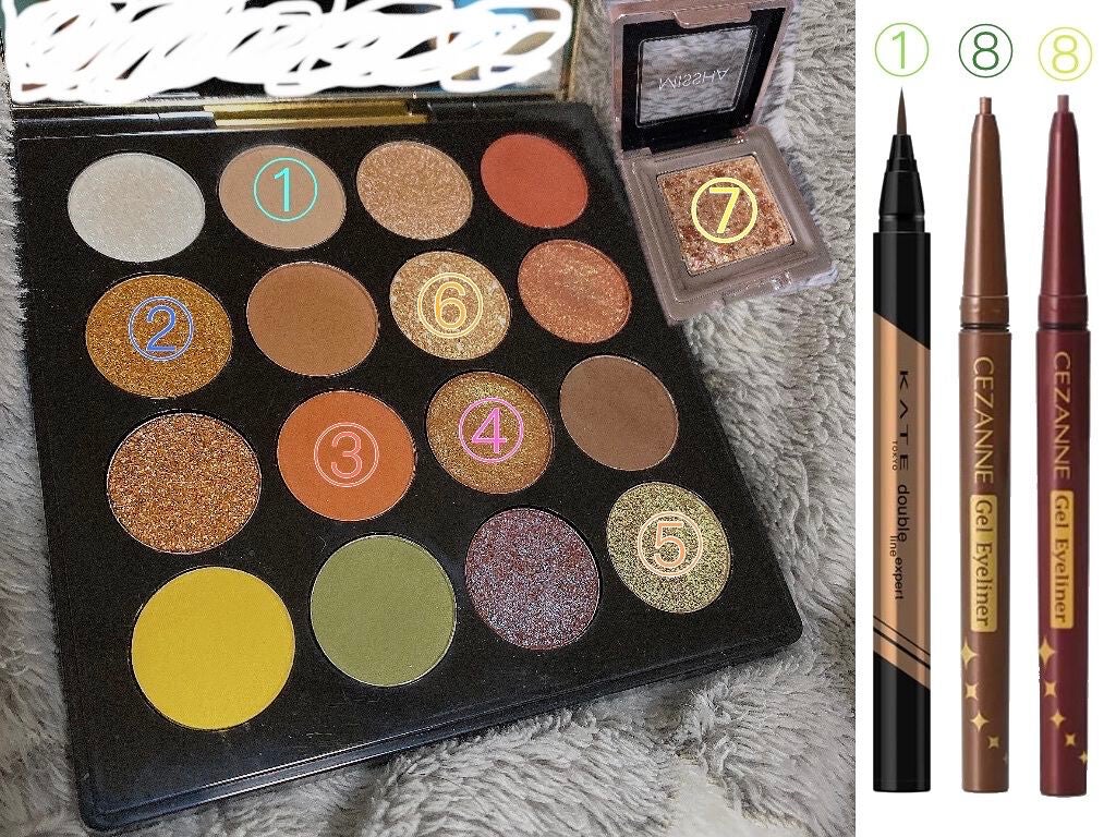 ジェルアイライナー/CEZANNE/ジェルアイライナーを使ったクチコミ(3枚目)