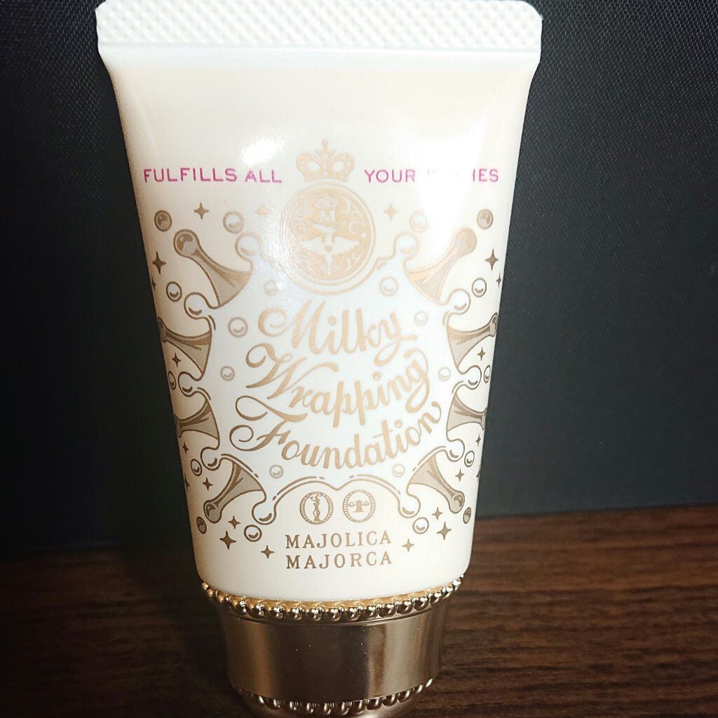 ゆたき on LIPS 「ミルキーラッピングファンデ01ライトベージュマジョリカマジョル..」(1枚目)