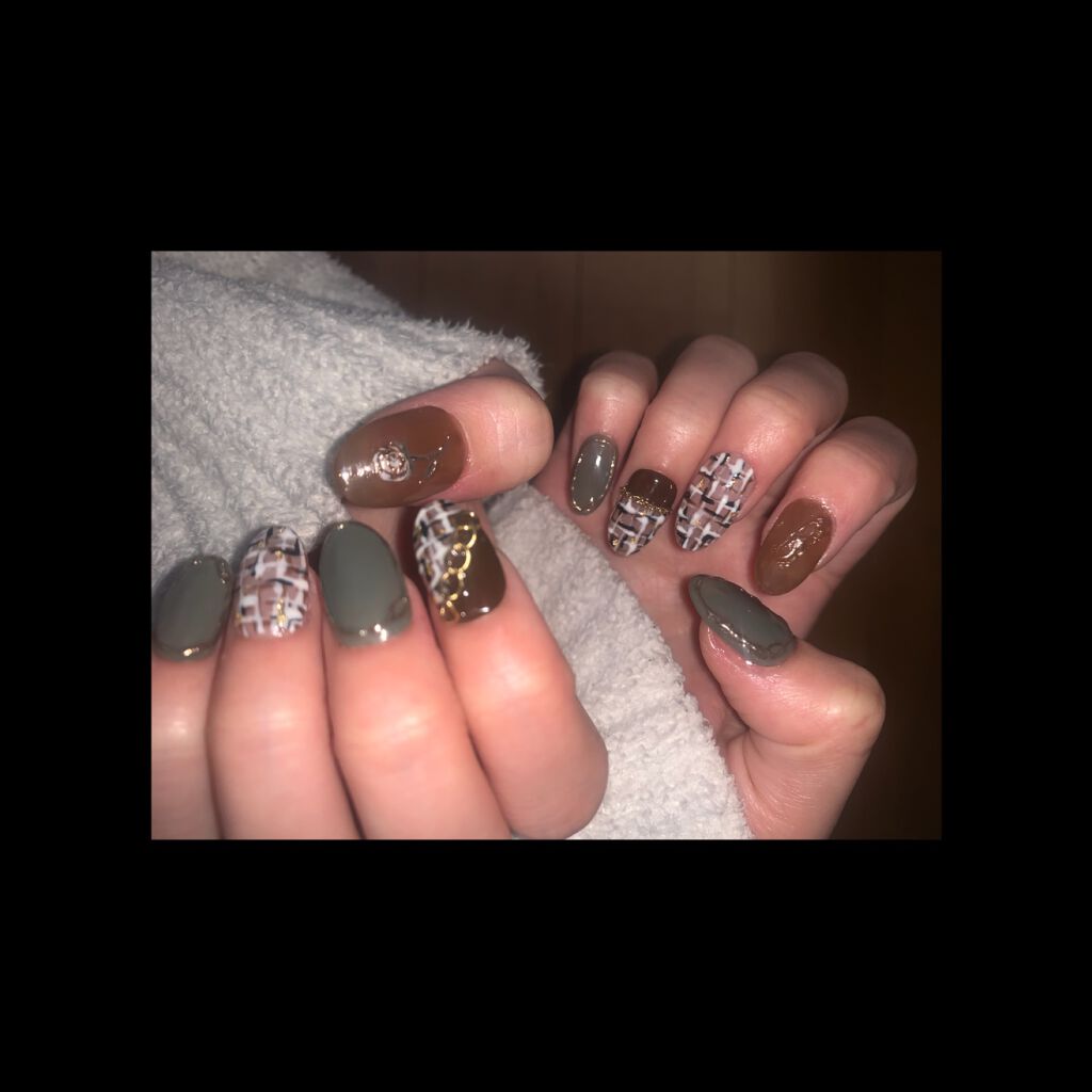 ジェルネイル(ライト対応)/セリア/ジェルネイルを使ったクチコミ(2枚目)