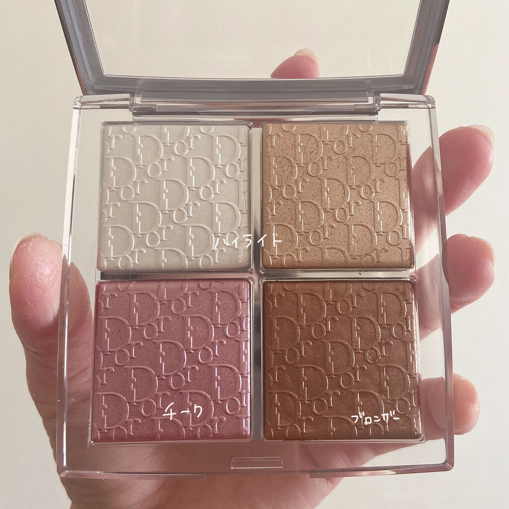 ディオール バックステージ フェイス グロウ パレット/Dior/ハイライトを使ったクチコミ（2枚目）