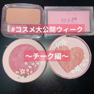 U R GLAM UR GLAM　DAILY CHEEK BLUSHのクチコミ「 #コスメ大公開ウィーク 

スウォッチ有
エチュードの春チークは発色よりツヤが目立つ
奥ゆか.....」（1枚目）